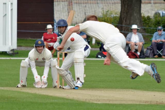 Adam Maharaj-Newman batting for Hastings Priory against Eastbourne last weekend. Picture by Stephen Curtis (SUS-140831-205755002)