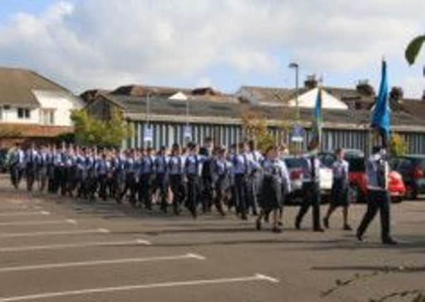 Horsham Air Cadets' Battle of Britain rememberance service SUS-140924-094441001