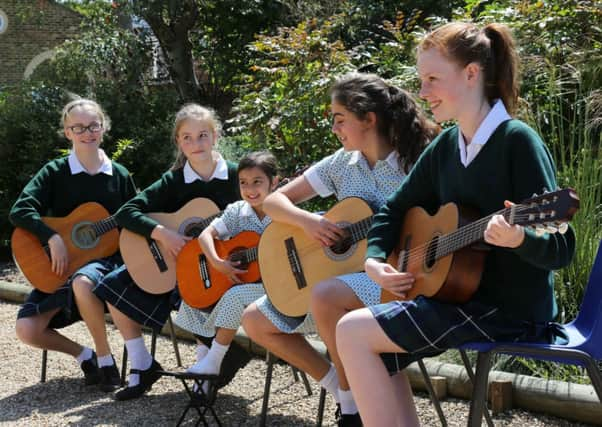 Guitar ensemble at Farlington SUS-140926-121235001