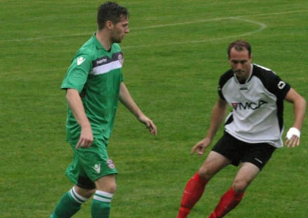 Luke Gedling for Horsham YM (white/black). Picture by Clive Turner SUS-140828-072636001