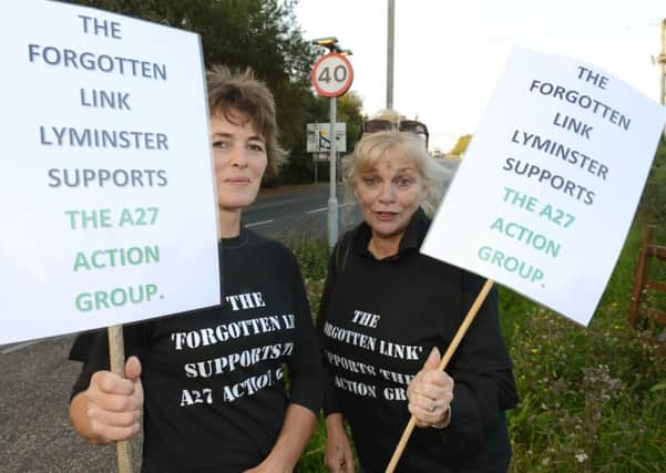 Campaigner Jane Vening, pictured right, with Caroline Harriot, left D14401156a