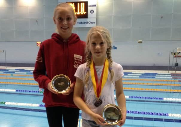 Atlantis swimmers Ethel Whyman and Jessica Mace