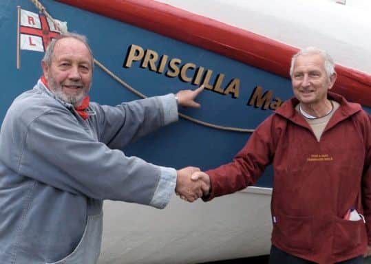 The Priscilla MacBean being pulled to its final resting place at the bottom of Old London Road, Hastings. 15/11/14.
Deeday White and Tush Hamilton

(THESE ARE VIDEO STILLS) SUS-141116-120358001