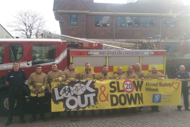 West Sussex Fire and Rescue Service, Road Safety week SUS-141120-143911001