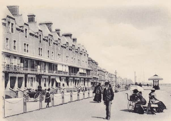 Heene Parade (left), now the site of the Premier Inn and Beach Residences