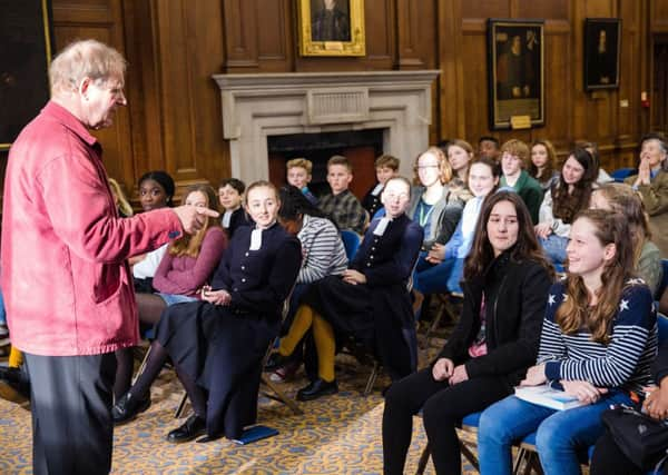 Michael Morpurgo at Christ's Hospital SUS-140512-121742001