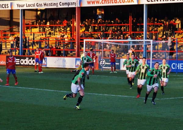 Aldershpt v Burgess Hill. PIcture byy Emily Hodgkinson