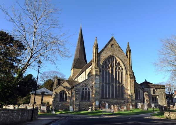 JPW2 020115 S15010249x Horsham. Causeway. St Mary's Church -photo by Steve Cobb SUS-150201-135339001