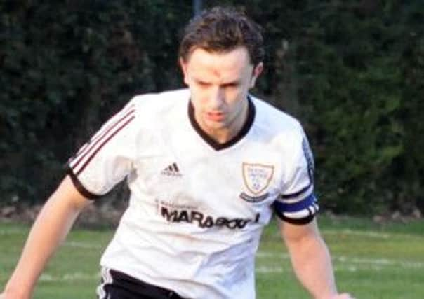 Josh Elliott-Noye is among the absentees for Bexhill United's trip to Midhurst & Easebourne tomorrow. Picture courtesy Jon Smalldon