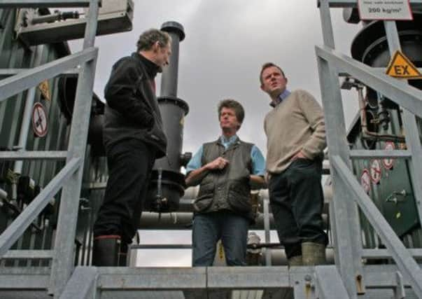 Nick Herbert MP visiting Crouchland Farm Biogas plant in Plaistow