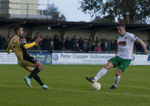 Jason Prior scored one and set one up for the Rocks against Harrow   Picture by Tommy McMillan