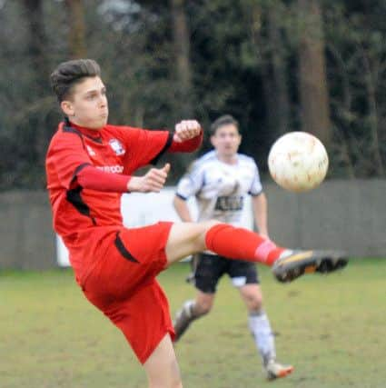 JPCT 020315 S15080952x Football: County League Division 1: Double.  Loxwood v Hassocks  -photo by Steve Cobb SUS-150203-093625001