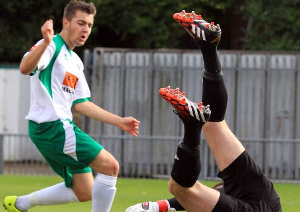 Ollie Pearce was on the scoresheet at East Thurrock  Picture by Chris Hatton