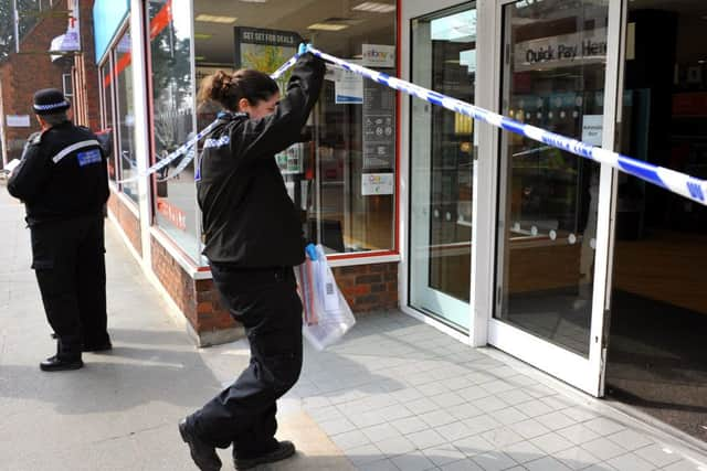 Break in at Argos, Horsham 17-03-15. Pic Steve Robards SUS-150317-120654001