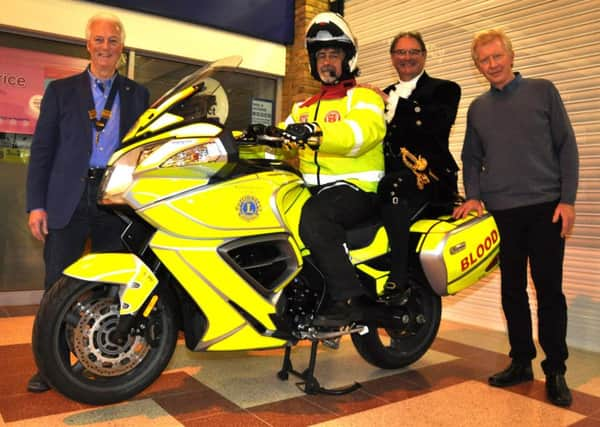 Lions bike presentation pic by Phil Dennett SUS-150323-160019001