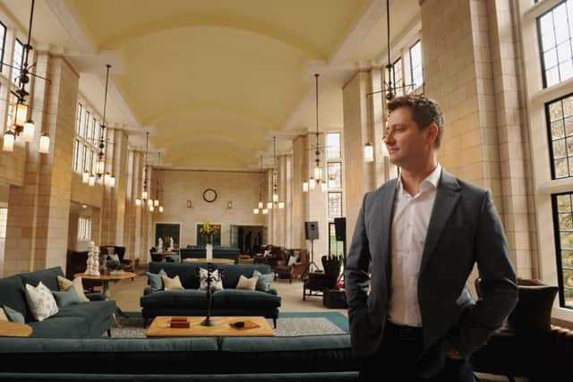 Restoration Man's George Clarke, impressed by the newly restored Edward VII building.