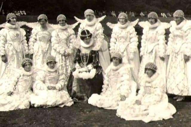 Some of the costumes that drew gasps of delight from the watching crowds