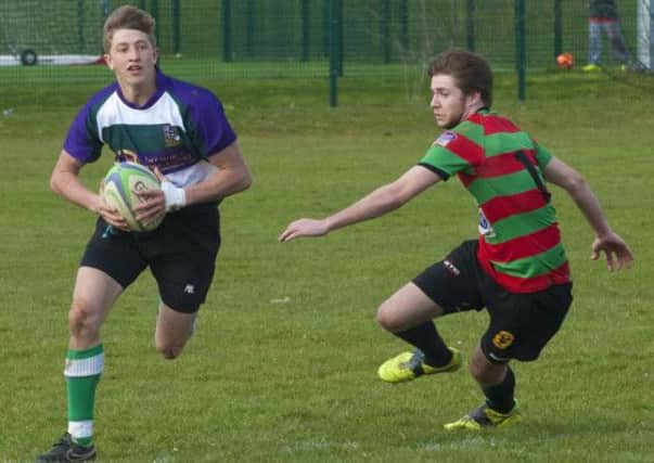 Jack Hornibrook sidesteps his man at Millbrook   Picture by Tommy McMillan