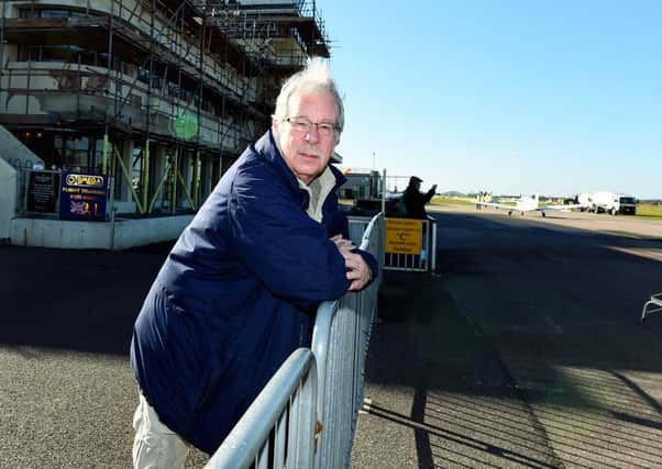 Geoff Patmore, who presented the motion, at the site for the festival LP1500035 SUS-150217-182555008