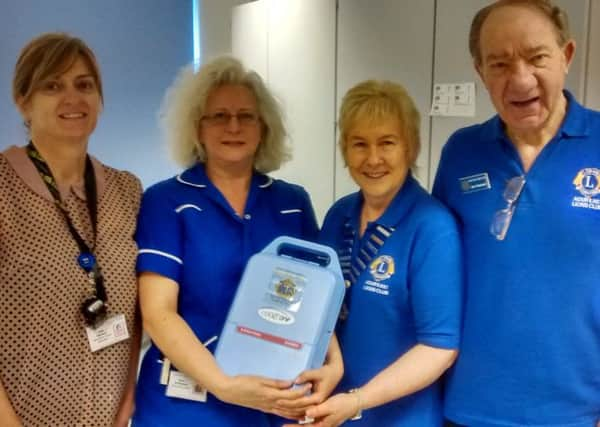 From left, Kate Barnham, Karen Whittingham, Gillian Anderson and Jim Pummell