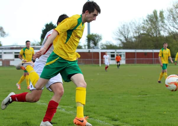 John Phillips was the goal hero in the Dis' semi-final / Picture by Chris Hatton