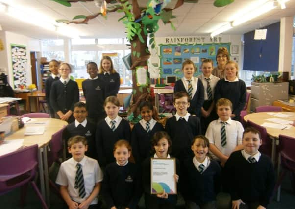 Arunside Primary School celebrate receiving international award SUS-150421-112833001