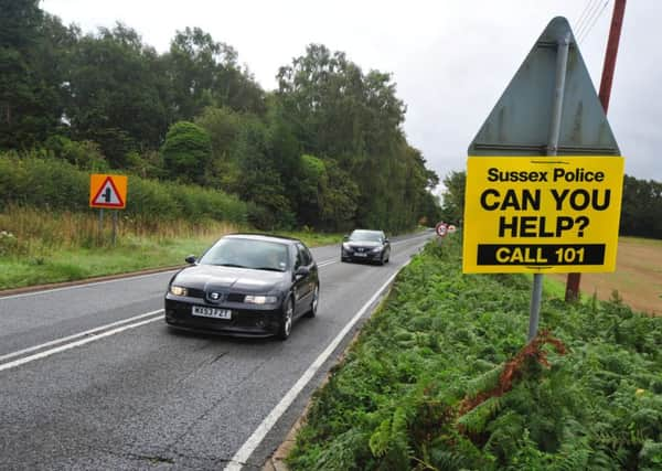 28/8/14- Scene of a road traffic accident in Whatlington on the A21 SUS-140828-122646001