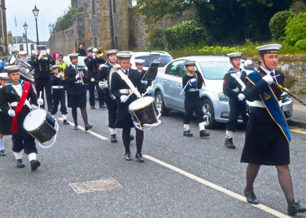 The marching band from Littlehampton Nautical Training Corps unit TS Implacable   PHOTO: Steve Flynn Photography