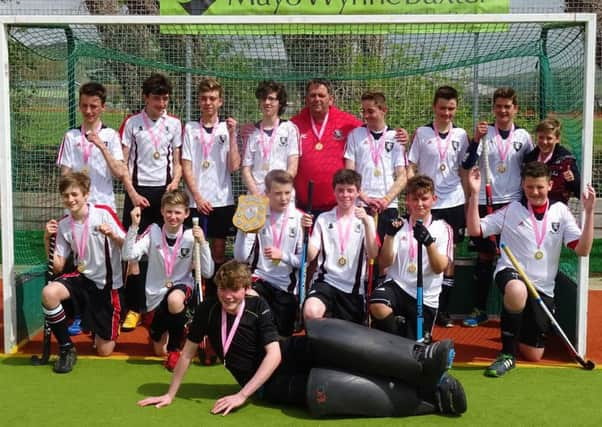 Horsham Hockey Club's Hotshots with the Sussex Development Shield