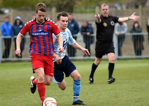 Action from Worthing United v Wick & Barnham on Monday