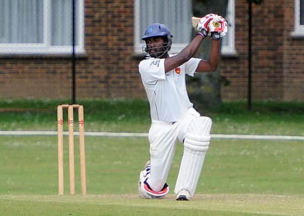 WH 300614 Cricket. Goring v Billingshurst (batting). D. Mitipolaarachchi Photo by Derek Martin SUS-140630-224830002