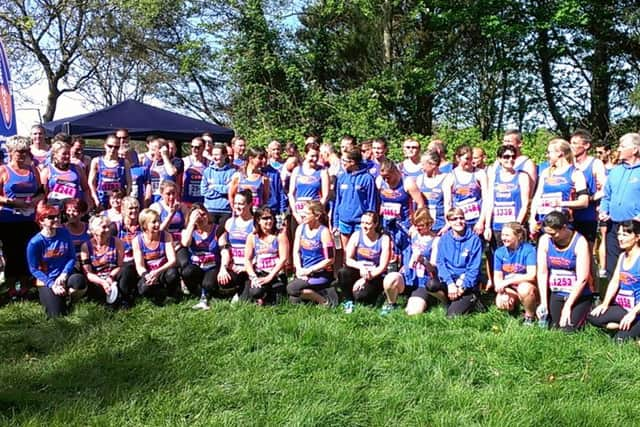 Some of the Bognor Tone Zone runners before the race