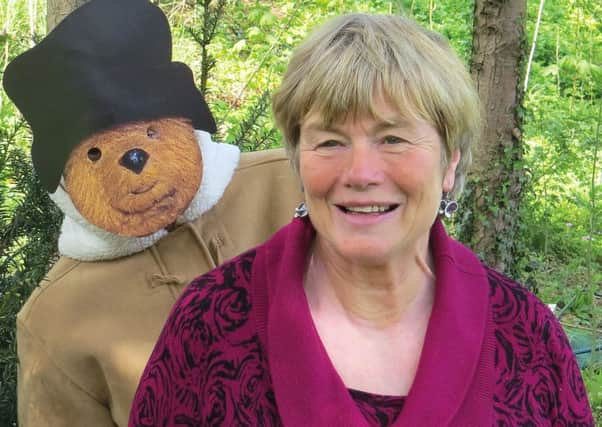 Poddle organiser Margaret Darville with celebrity sponsored walker friend.