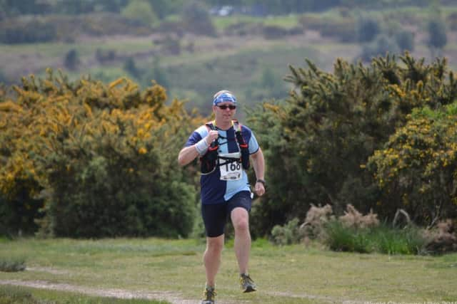 Jay Wadey battles the Weald Challenge (courtesy - Jon Lavis)