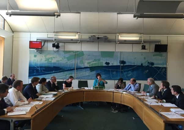 Sir Nicholas Soames chaired a meeting of MPs with rail minister Claire Perry which Arundel and South Downs MP Nick Herbert attended (photo submitted). SUS-150527-112133001