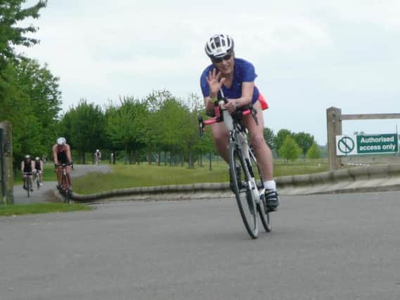 Daphne Belt in action at Eton Dorney Lake