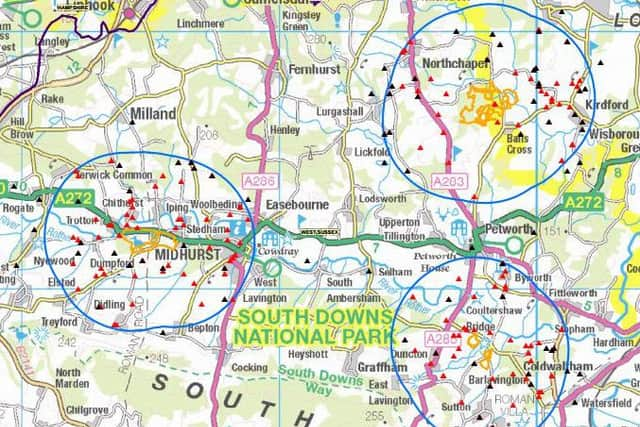 Bovine TB exclusion zones