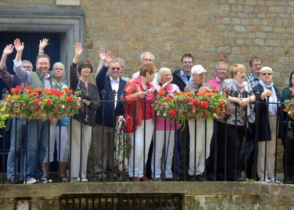 German group members of the Midhurst twin town of Baiersbronn.LA1500139-3 SUS-150606-223033008