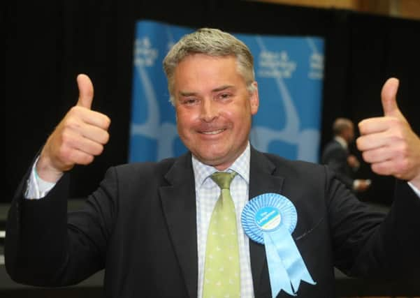 Election count. Tim Loughton Adur and East Worthing. Photo by Derek Martin SUS-150805-130916008