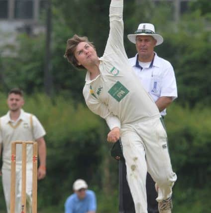 Three Bridges CC V Pagham 20/6/15- Three Bridges' Michael Rose (Pic by Jon Rigby) SUS-150622-120532008