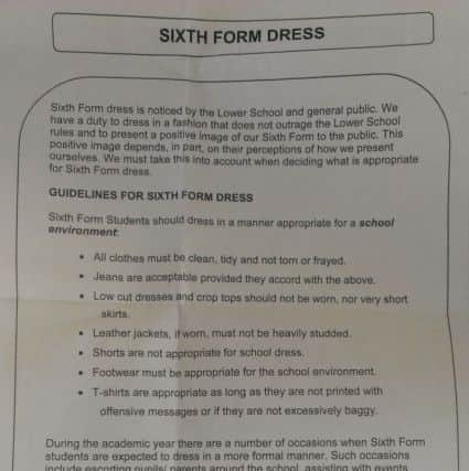 Bishop Luffa's School uniform policy