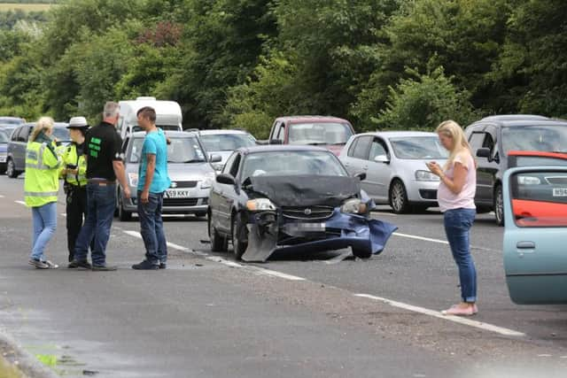 The scene of the crash on the A27 at Shoreham PICTURE BY EDDIE MITCHELL SUS-150507-164352001