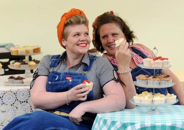 Tasting good - Kelly Ryan and her mother Angela Blackwell, aka Kitty and Black's Vintage Cakes.LA150057-1 SUS-151207-190005008