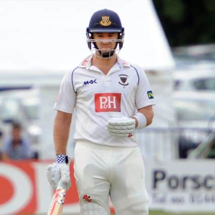 JPCT 210714 S14301345x Horsham Cricket Festival. Sussex v Warwickshire. Chris Nash -photo by Steve Cobb SUS-140721-142929001