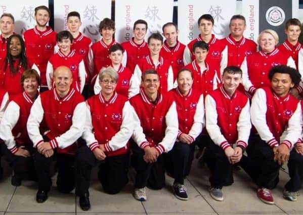 Full team picture including the Leadership Team. Bottom row, left to right  3rd from left, Shiree Murdoch (London), Cameron Ireland, (Maresfield), Julia Turley  (Haywards Heath), Noel Silverman (Wivelsfield Green), Carrie Kwasniewski (Haywards Heath) and top row,  second from left Martin Hadden (Lindfield). Picture Ajit Dutta  Raid Studios