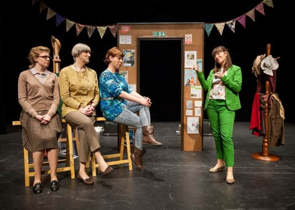 From left, Ellen Chivers, James McClean, Steve McCourt and Rachael Henley PICTURE: PETER BOYD