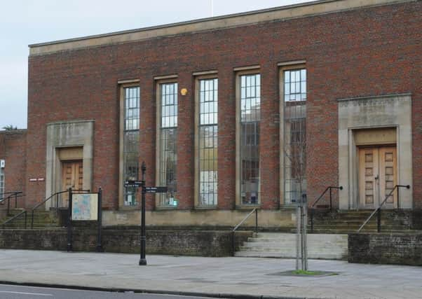 Chichester Crown Court where the case is being heard