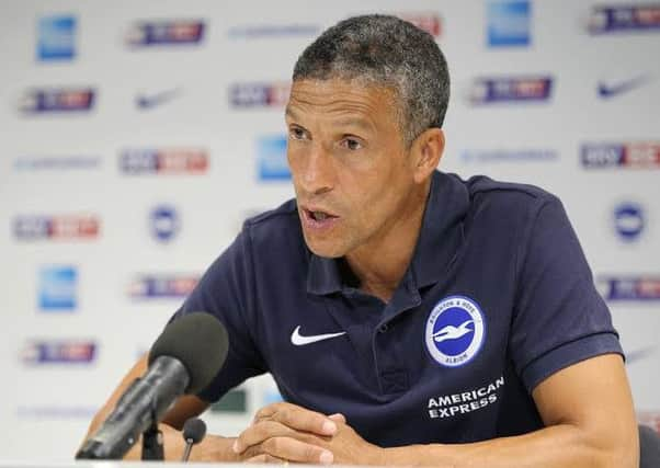 Brighton boss Chris Hughton         Picture by Paul Hazlewood