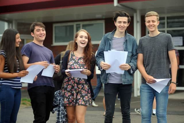 St Philip Howard School's Lucy Amaladoss, Tom Inglis, Catlin Wood, Louis Mahoney and Ben Apps.LA1500173-1 SUS-150813-113640008