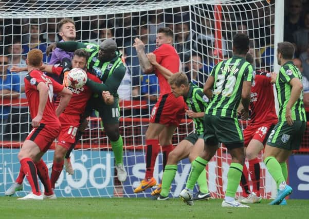 Crawley Town V AFC Wimbledon (Pic by Jon Rigby) SUS-150815-191740008